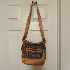 Coach 9362 Slim Crossbody Shoulder Bag With Leather